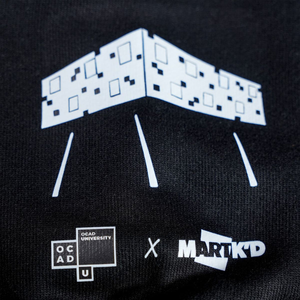 OCAD U x MARTK'D |  BHM Black On Black Crewneck