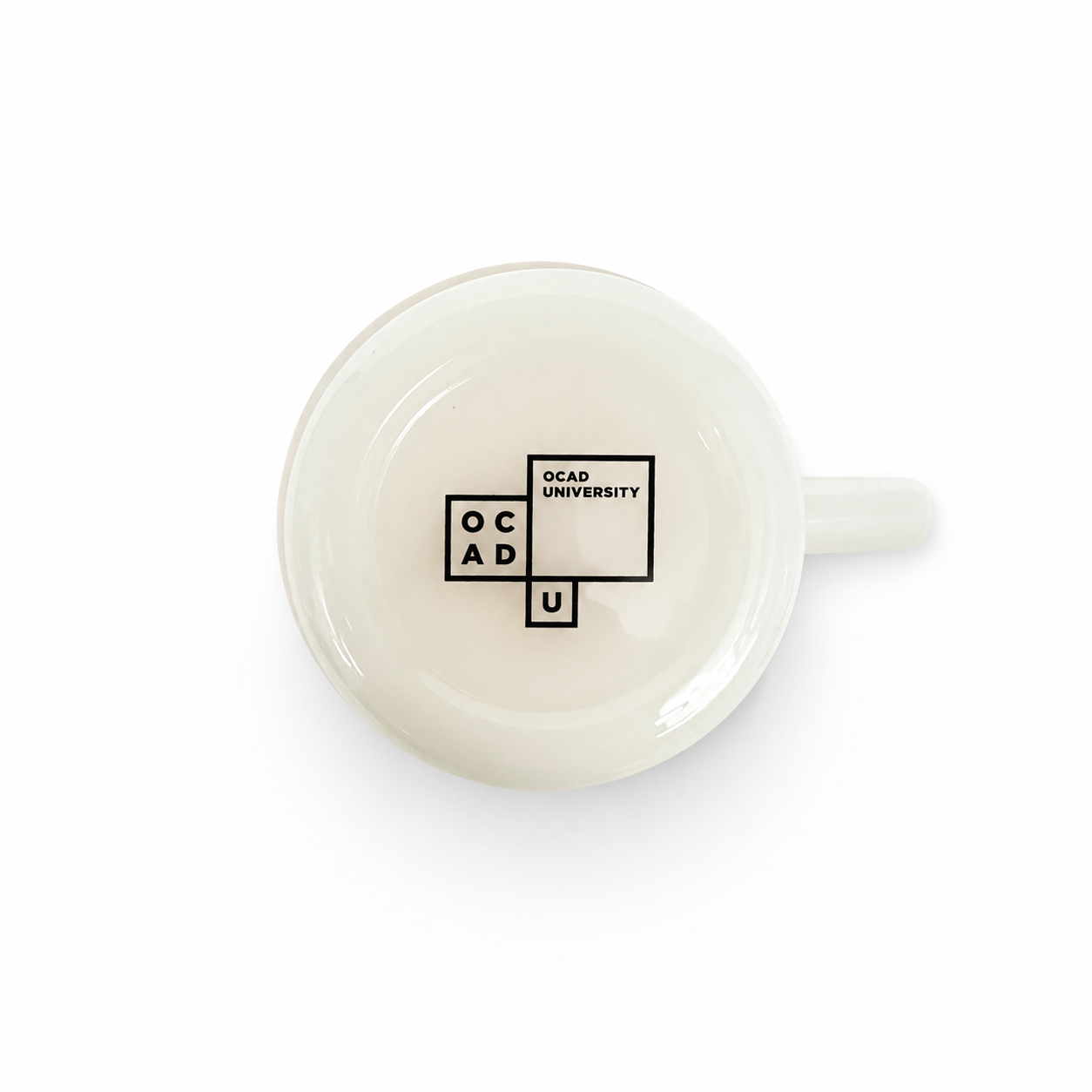 OCAD U Milk Glass Retro Mug