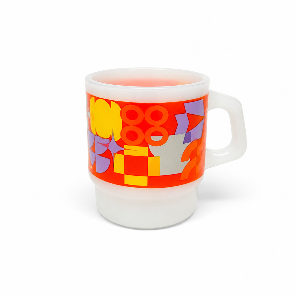 OCAD U Milk Glass Retro Mug