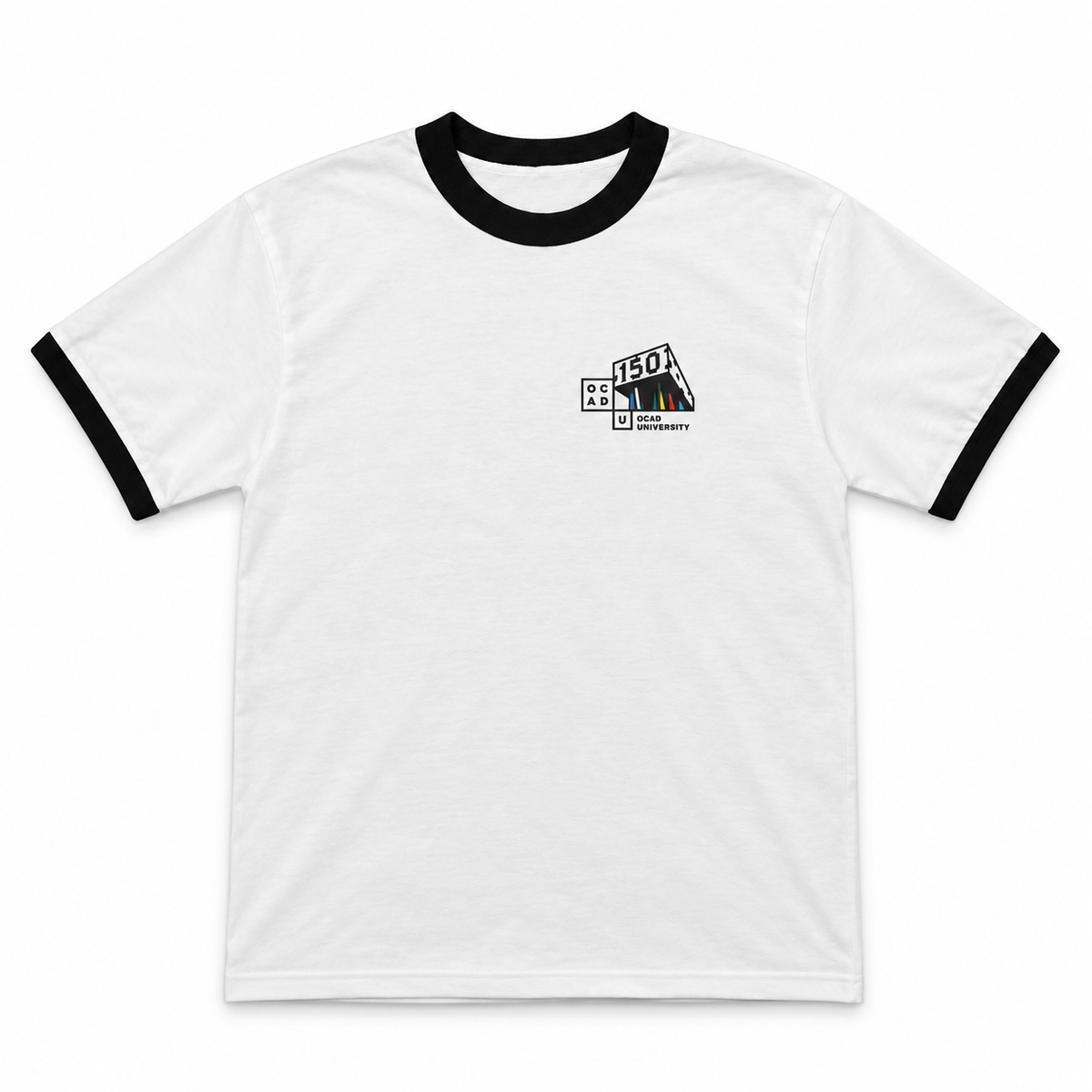 OCAD U 150th Anniversary Ringer T-shirt