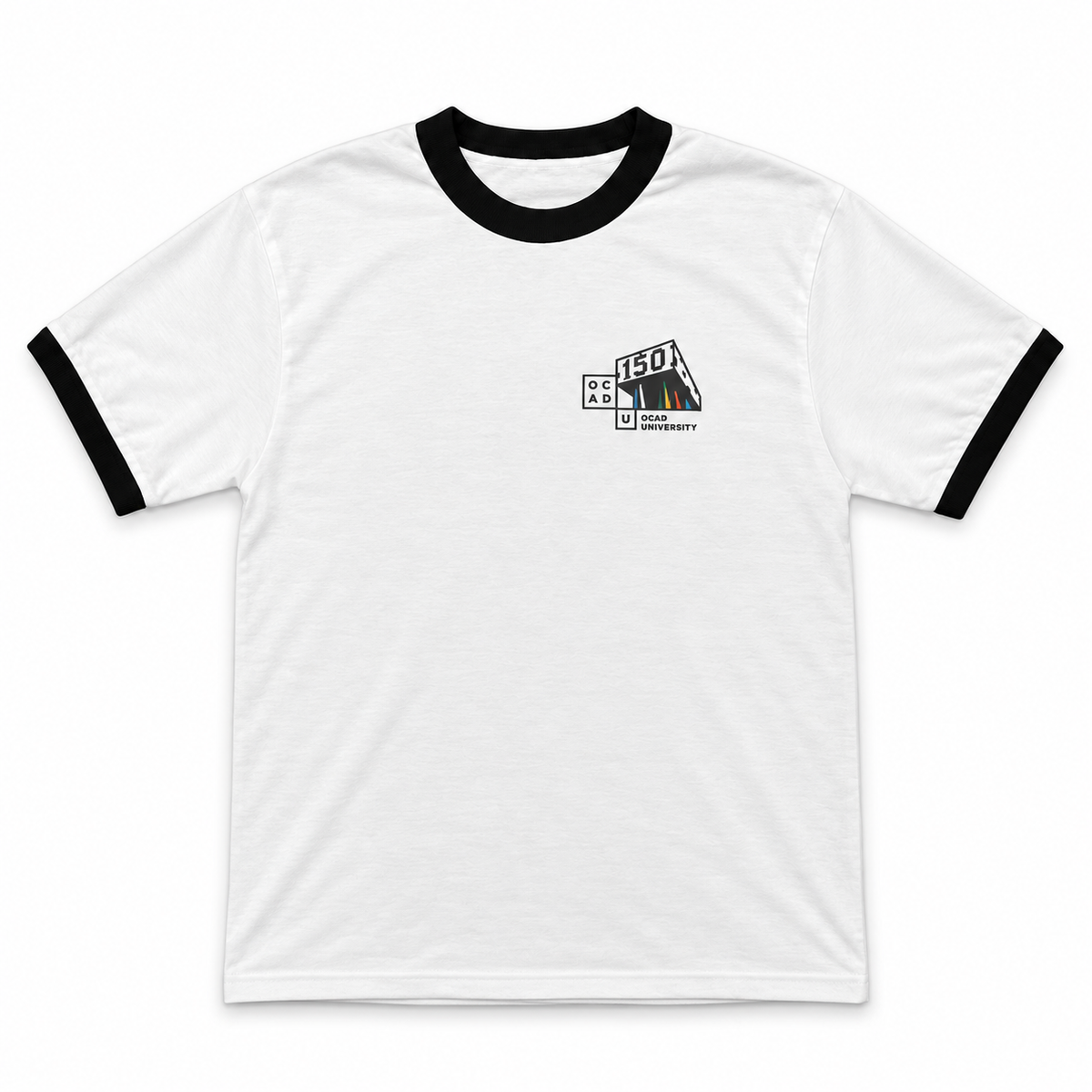 OCAD U 150th Anniversary Ringer T-shirt